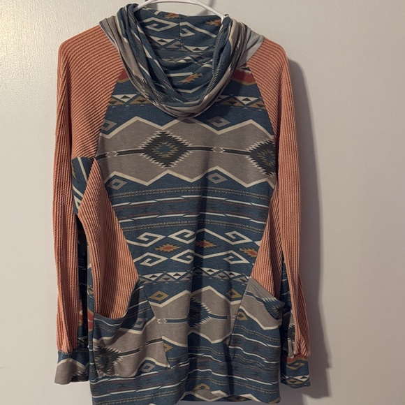 Filly Flair Tops - Filly Flair Multicolor Aztec Tunic
